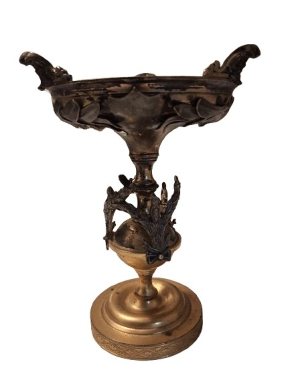 ATG "Mapping & Webb London" Metal Pedal Numbered, Stamped Candlestick  1775-1897